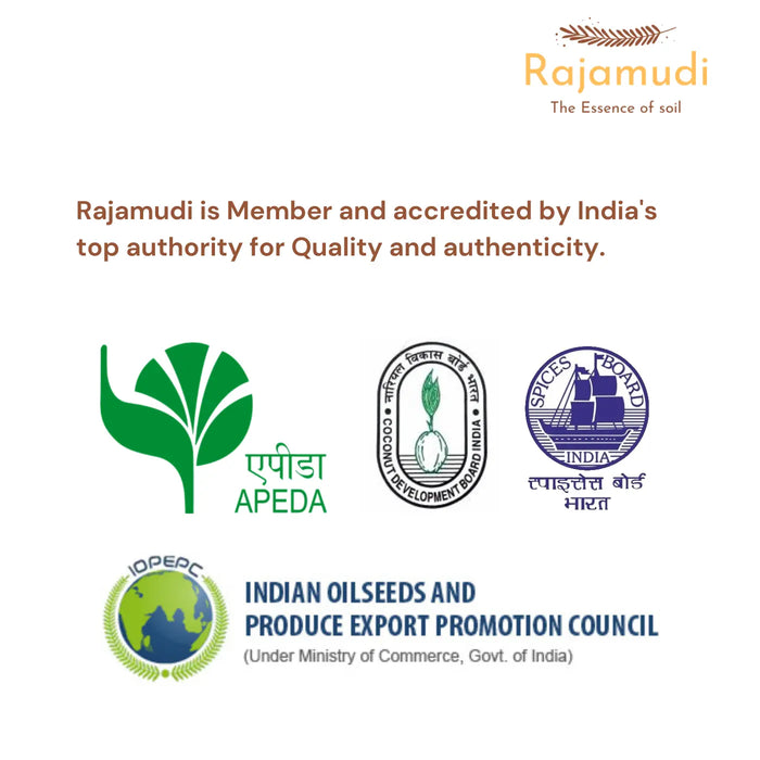 Essential Combo - (Pack of 5) | Rajamudi Rice (Semi-Polished ) 5KG +  Groundnut Oil (1000ML) + Himalayan Pink Salt (1 KG) + Organic Sharbati Wheat flour (1 KG) + Organic Toor Dal (1kg)
