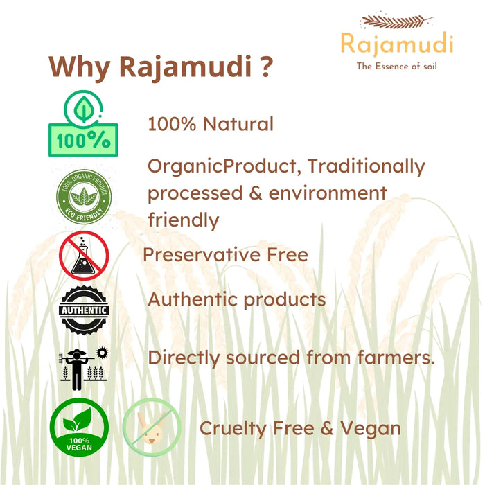Organic Multigrain atta with 12 grains By Rajamudi