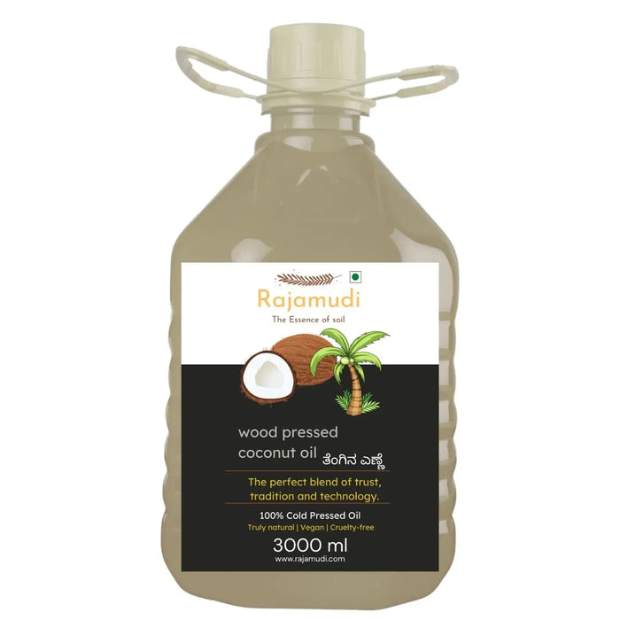 Organic Cold-Pressed Dry Coconut oil | 100% Pure Coconut oil - Rajamudi Organics