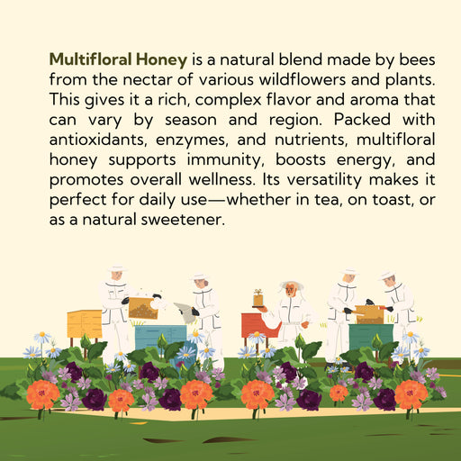 About Natural Multifloral Honey
