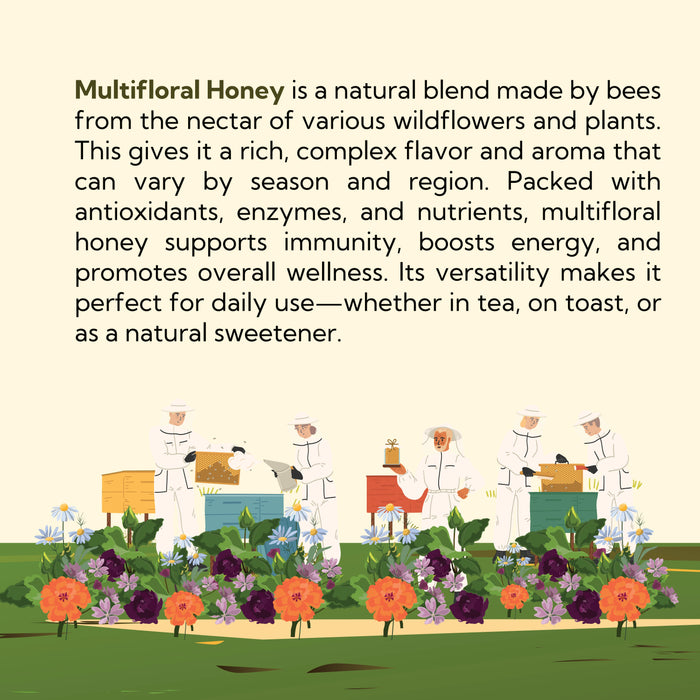 About Natural Multifloral Honey