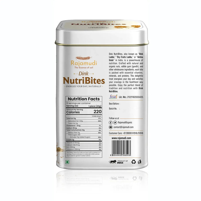Rajamudi Dink NutriBites - Energize your day, Naturally