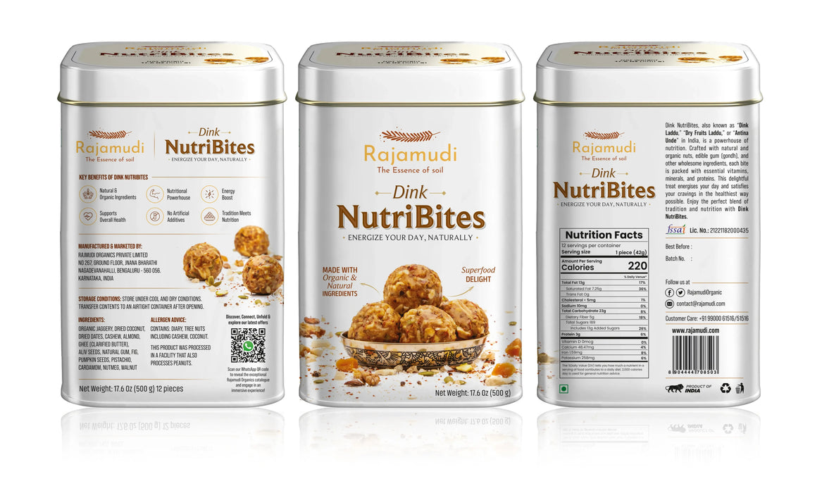 Rajamudi Dink NutriBites - Energize your day, Naturally