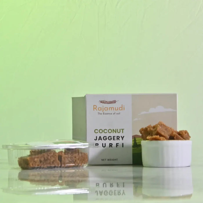 Organic Coconut Jaggery Barfi - The Everyday Dessert