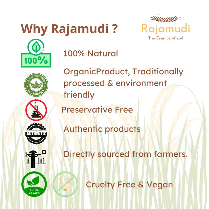 Organic Rajamudi Rice Rava By Rajamudi Organics