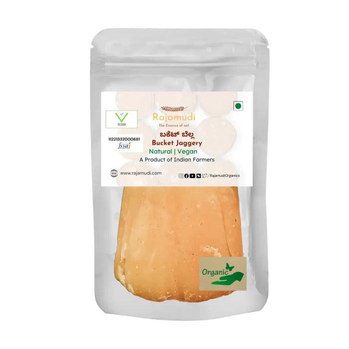 Bucket Jaggery - Rajamudi organic bucket Jaggery | Rajamudi