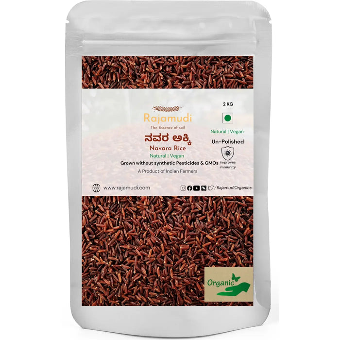 Kerala Medicinal Navara Rice - Organic Navara Rice by Rajamudi
