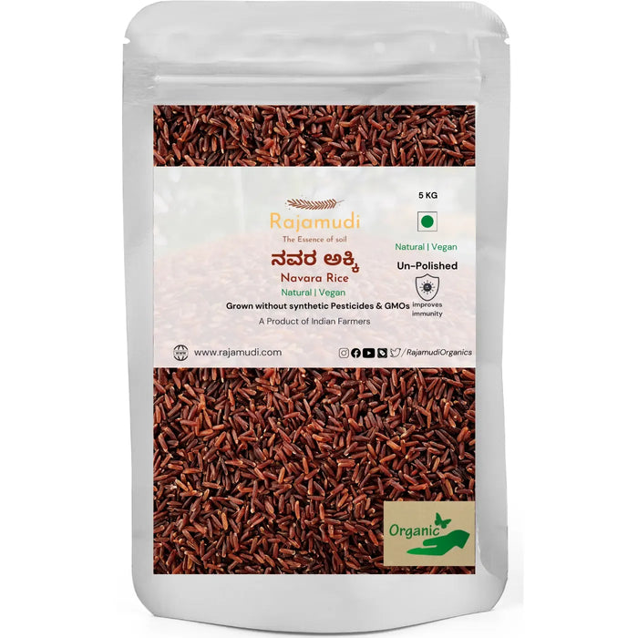Kerala Medicinal Navara Rice - Organic Navara Rice by Rajamudi
