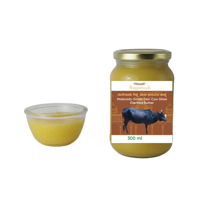 Malenadu Gidda Cow Ghee: Handcrafted Tradition & Nature's Pure Essence in Every Drop.