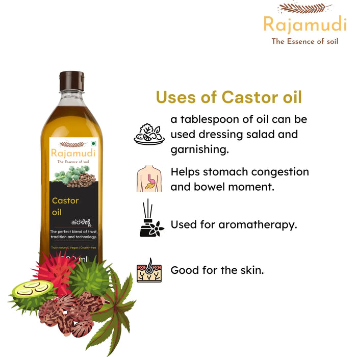 Buy Castor oil - Castor oil | Rajamudi Organic